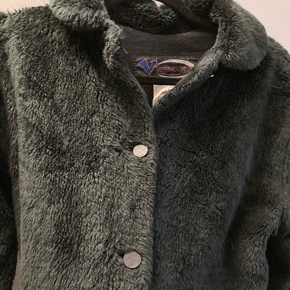 90s faux fur jacket - Picture 3 of 4